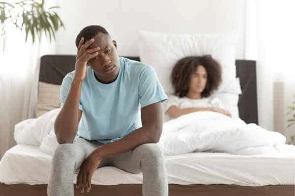 Man upset about ED symptoms Greenford