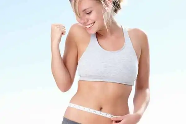 woman happy after fat reduction treatment Greenford