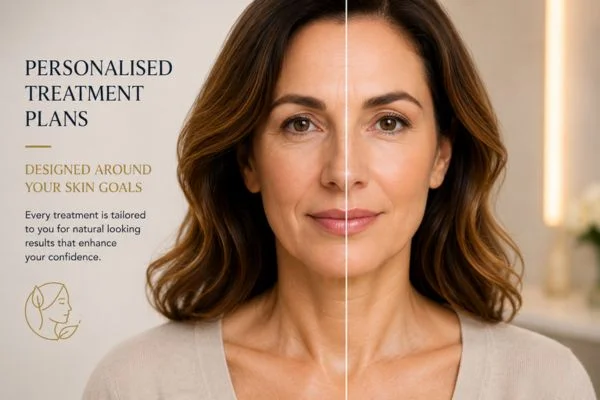 Before and after results of Collagen Lift Therapy Greenford